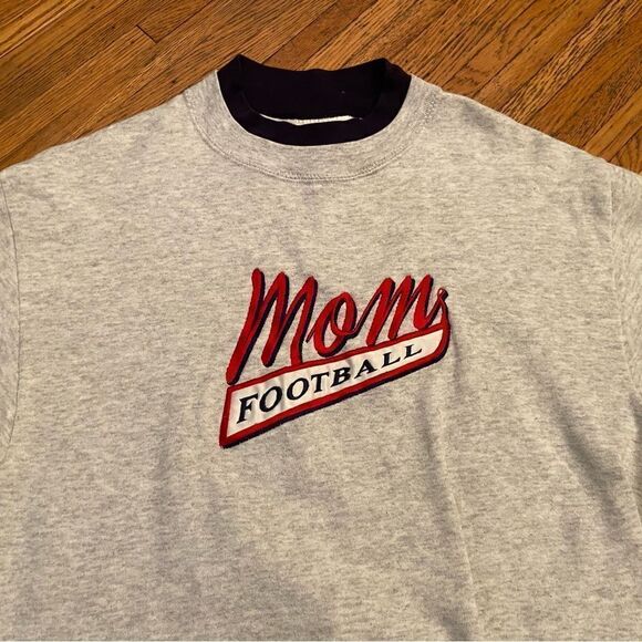 Vintage Football Mom grey crewneck sweatshirt - Picture 2 of 5